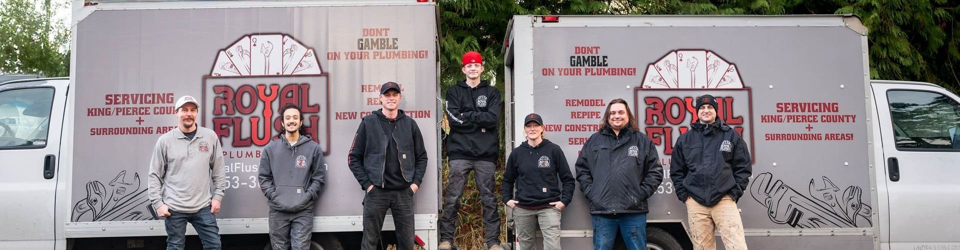 The Royal Flush Plumbing crew