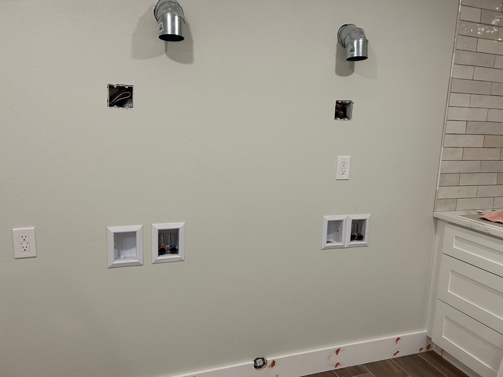 Laundry room plumbing project by Royal Flush Plumbing near Tacoma, WA, photo 1