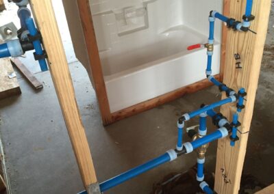 Remodel and new construction plumbing project by Royal Flush Plumbing